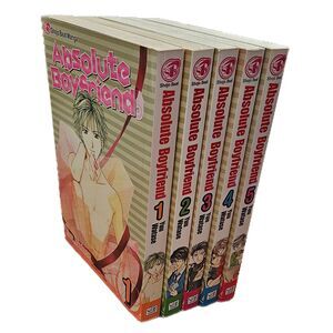 Shojo Beat Manga Absolute Boyfriend Soft Cover By Yuu Watase Volumes 1-2,3-4 & 5